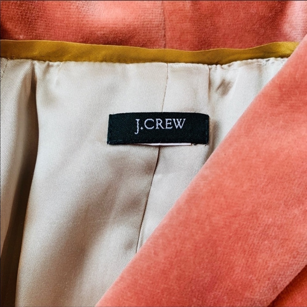 J.CREW Sienna Velvet Peplum Blazer - Picture 7 of 7